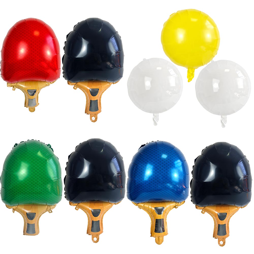 Table Tennis Game Pc - Table Tennis Racket Foil Balloon Multicolor