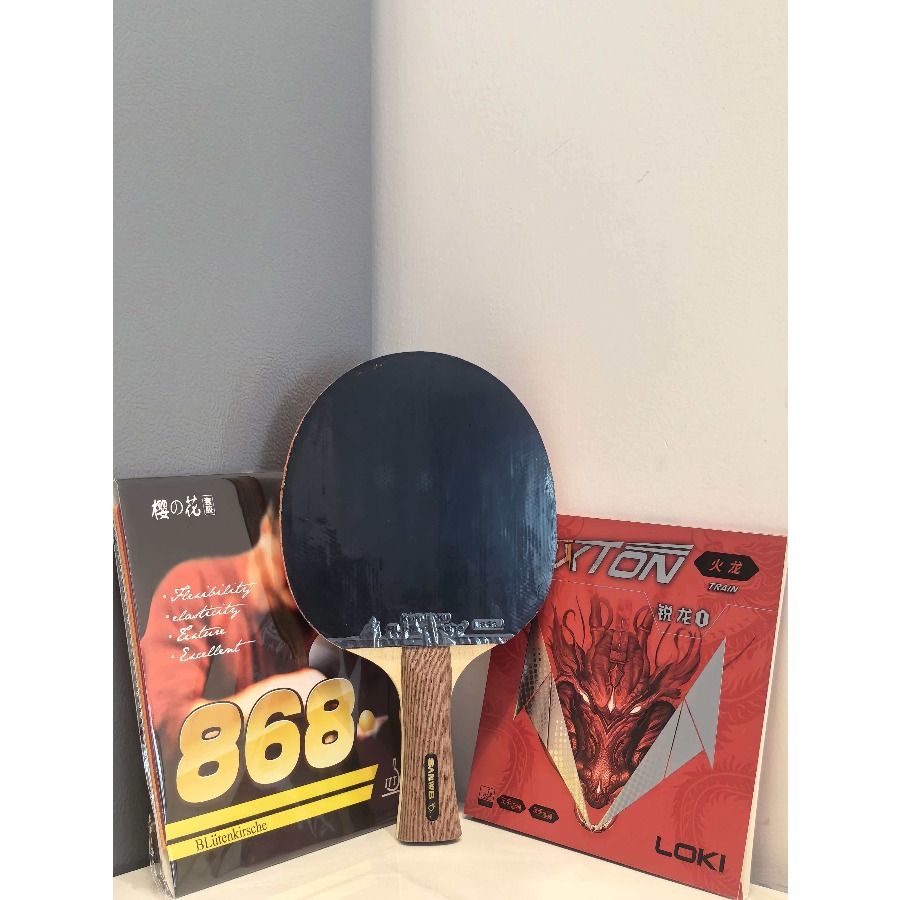 Table Tennis Kit - Genuine SANWEI 502E Ping Pong Blade