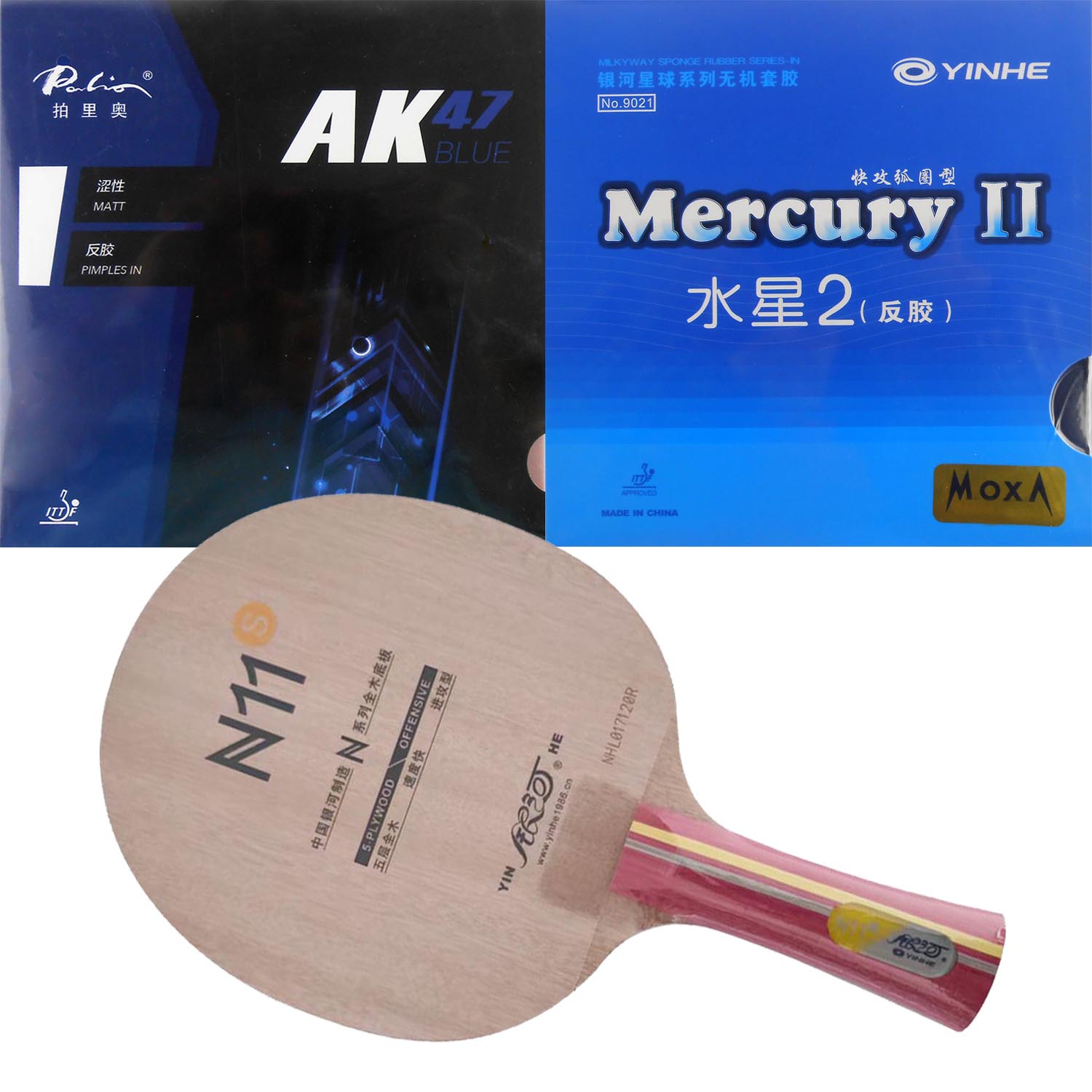 Pro Combo Racket Yinhe N11S N1 - đánh giá và giá Table Tennis Umpire