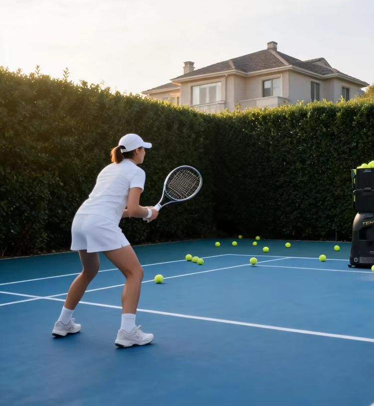 Tenniix Tennis Ball Machine AI - đánh giá và giá Robot Ball Machine