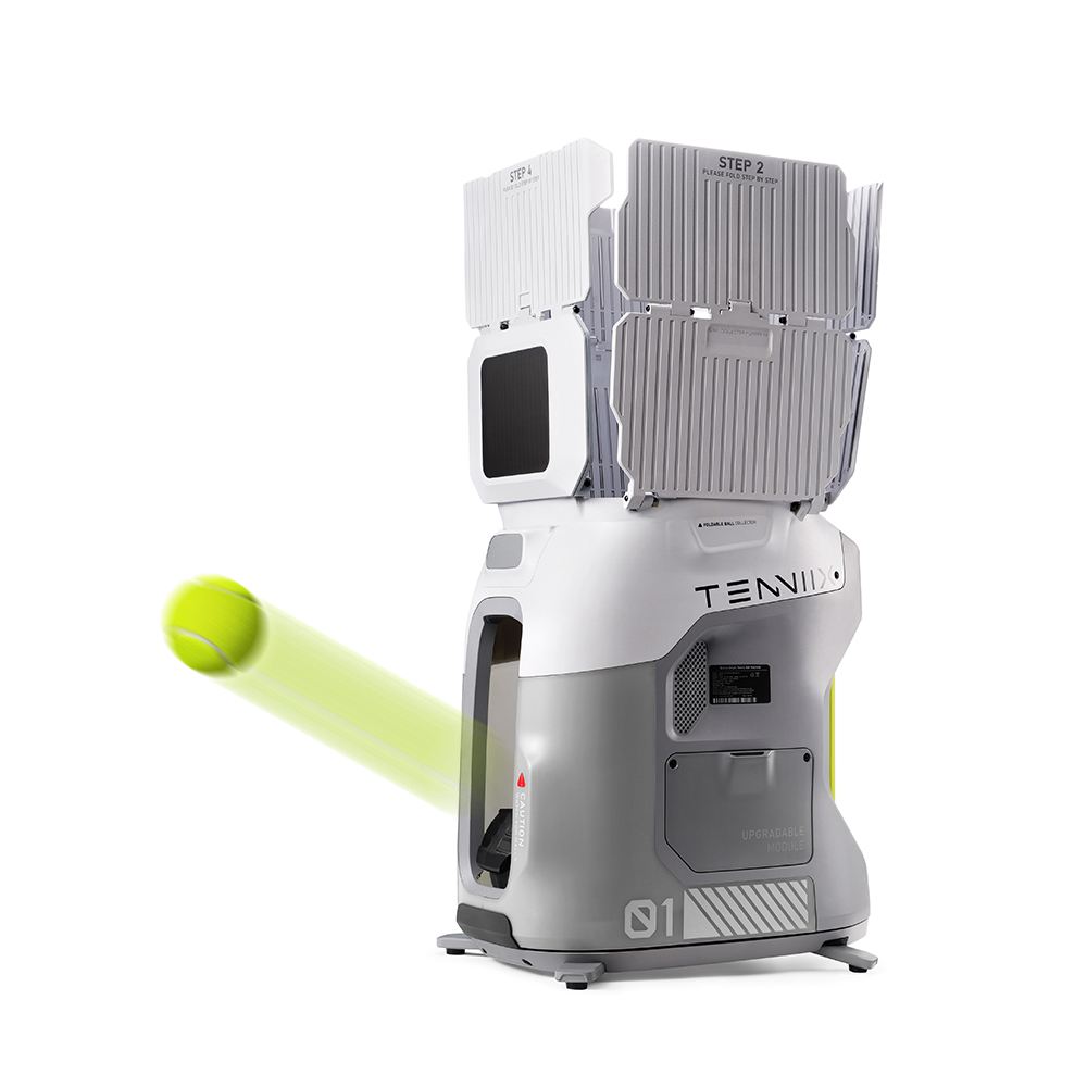 Portable Tenniix Tennis Ball M - đánh giá và giá Robot Ball Machine