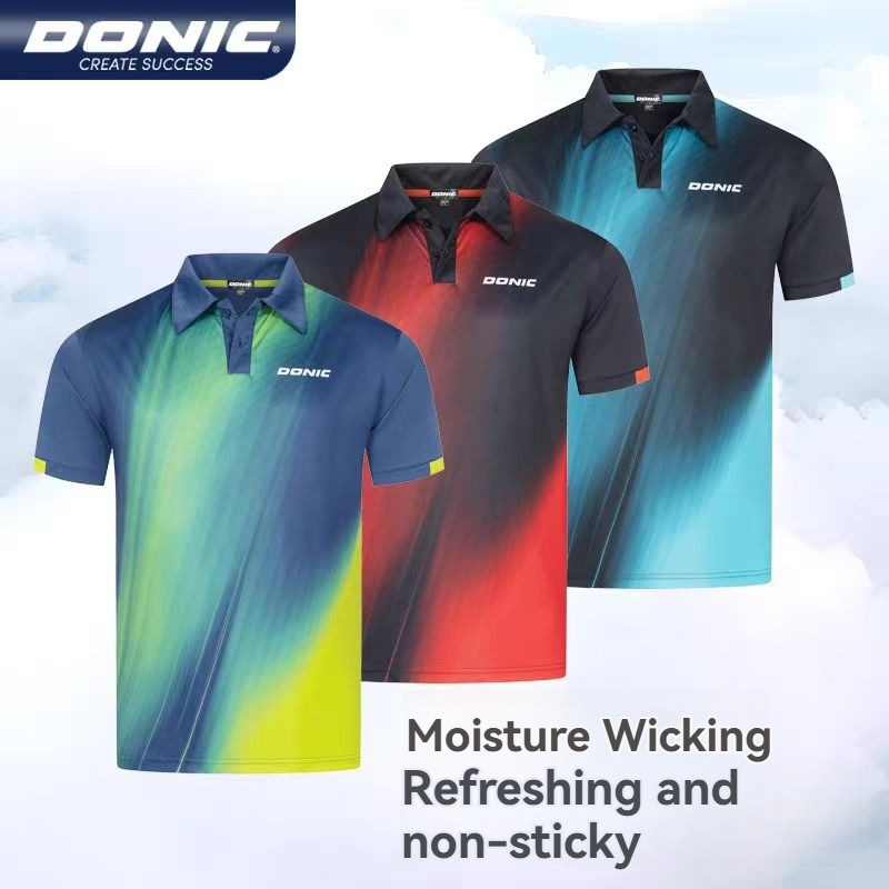 DONIC Table tennis shirt Round - đánh giá và giá Table Tennis Zhang Jike