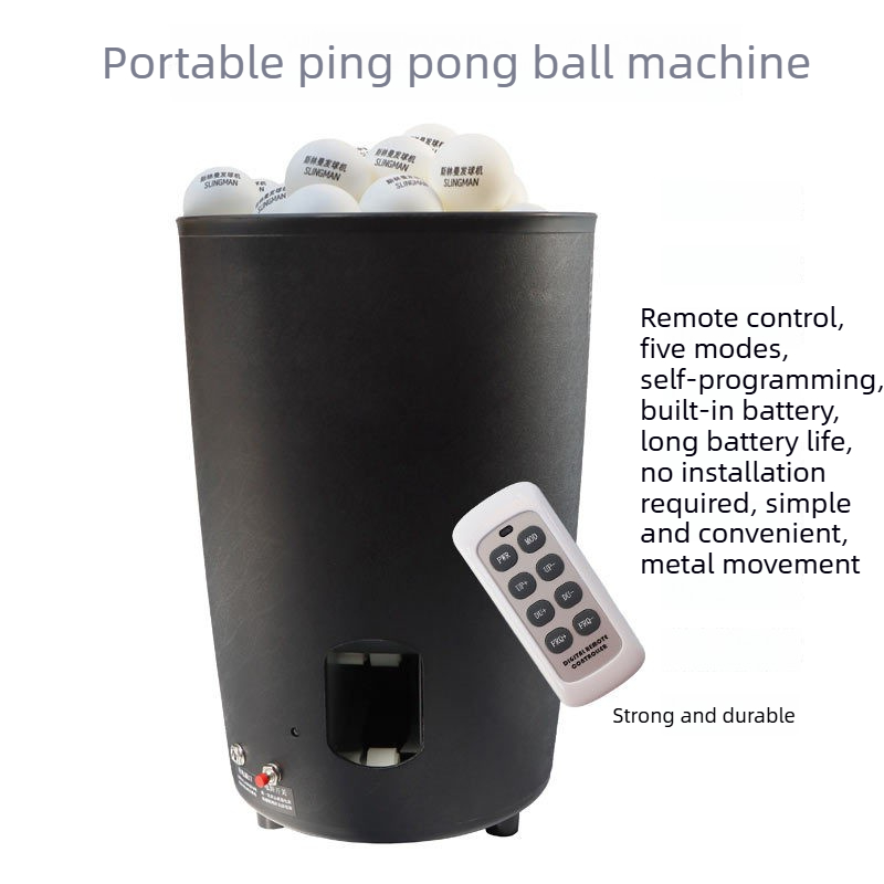 Portable Table Tennis Ball Mac - đánh giá và giá Robot Ball Machine