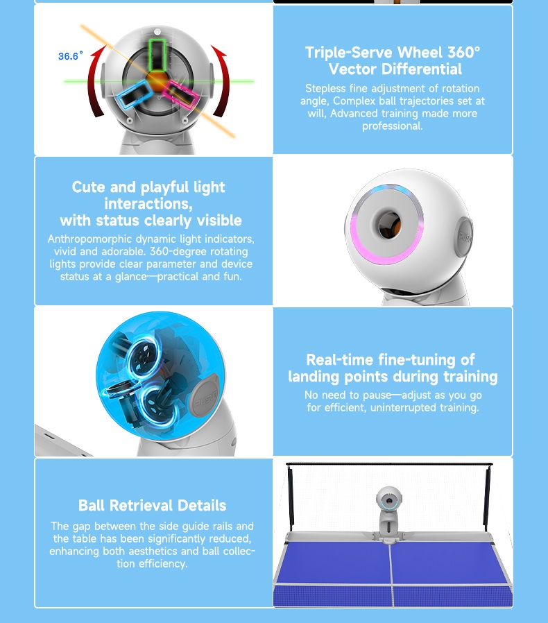Upgraded Version Electric Inte - đánh giá và giá Robot Ball Machine