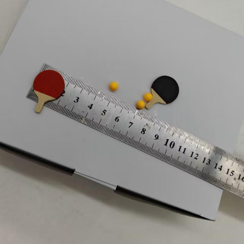 1Set Dollhouse Miniature Ping  - đánh giá và giá Table Tennis Umpire