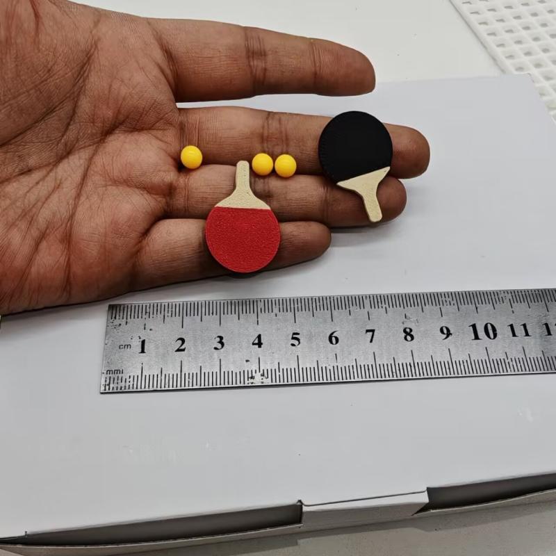 1Set Dollhouse Miniature Ping  - đánh giá và giá Table Tennis Umpire