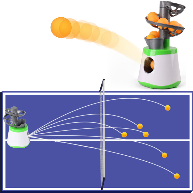 4*AA Battery Mini Table Tennis - đánh giá và giá Robot Ball Machine